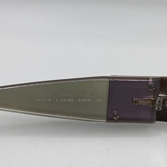 Chanel Black Blue Gradient Sunglasses - Picture 5 of 8